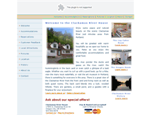 Tablet Screenshot of clackamasriverhouse.com